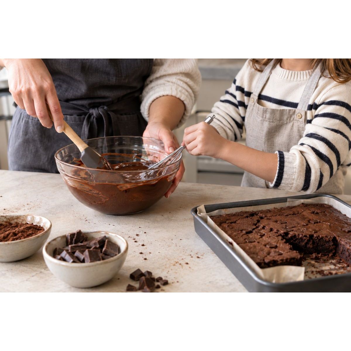 PARENT-ENFANT : EXPLOSION DE CHOCOLAT - La Guilde Culinaire - Cours - Cours de cuisine - - La Guilde Culinaire
