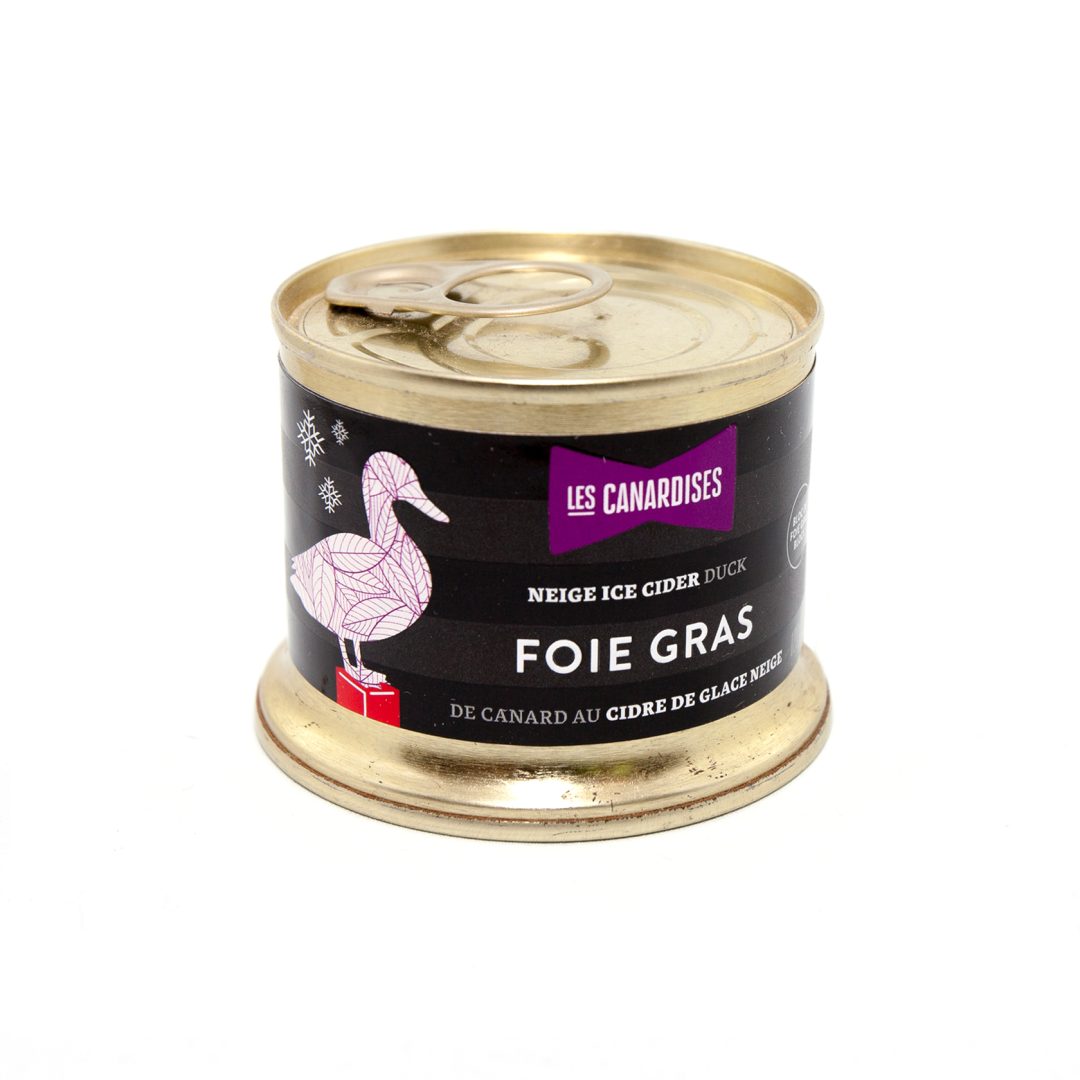 Bloc de Foie Gras de canard - Cidre de Glace - 140g    - Les Canardises - Pâté - 