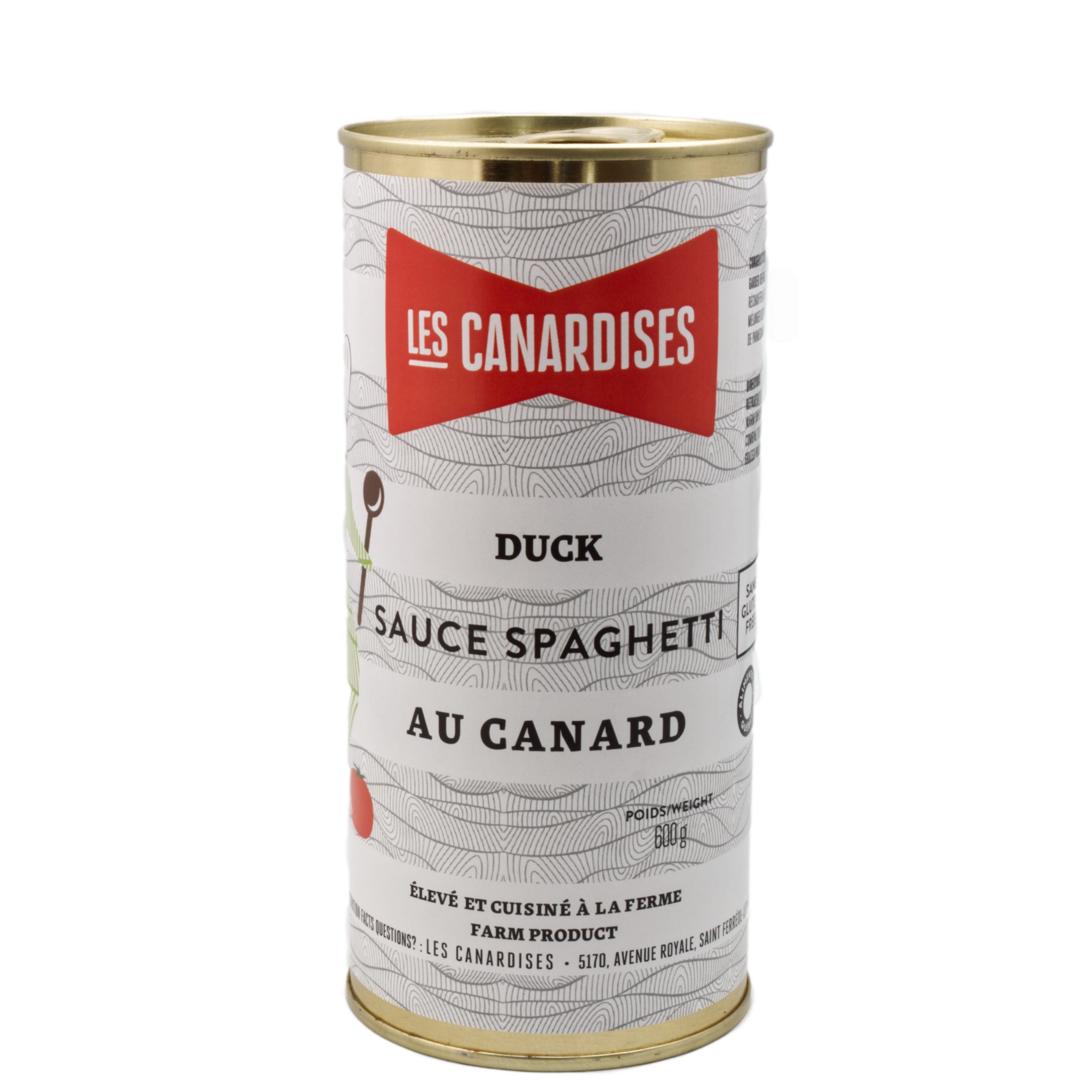 SAUCE SPAGHETTI au canard - 600g    - Les Canardises - Pâté - 