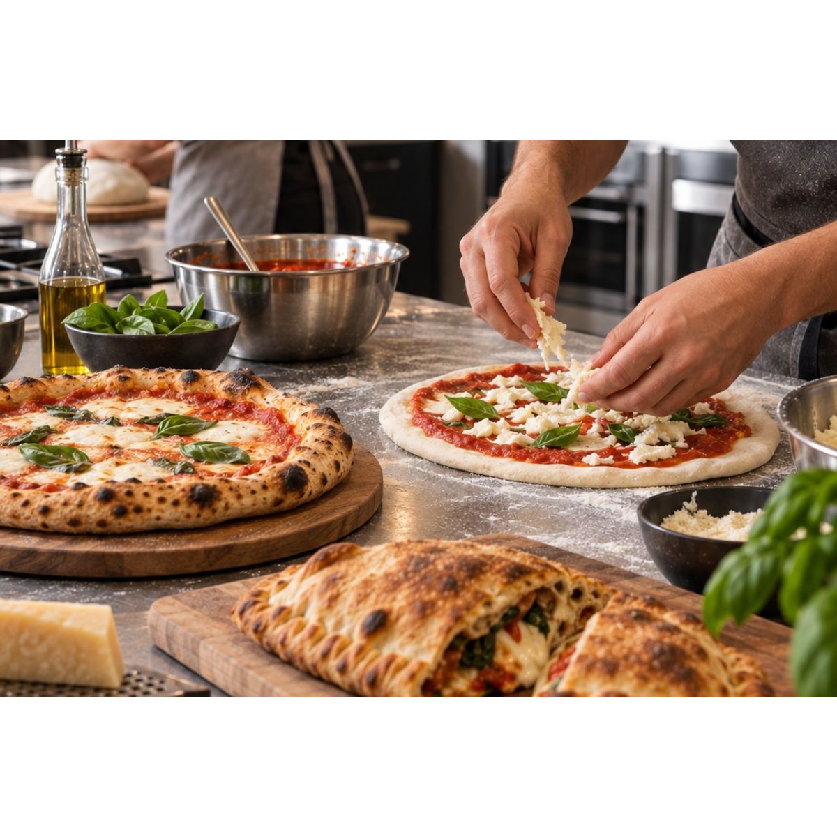 PIZZA & CALZONE - La Guilde Culinaire - Cours - Cours de cuisine - - La Guilde Culinaire