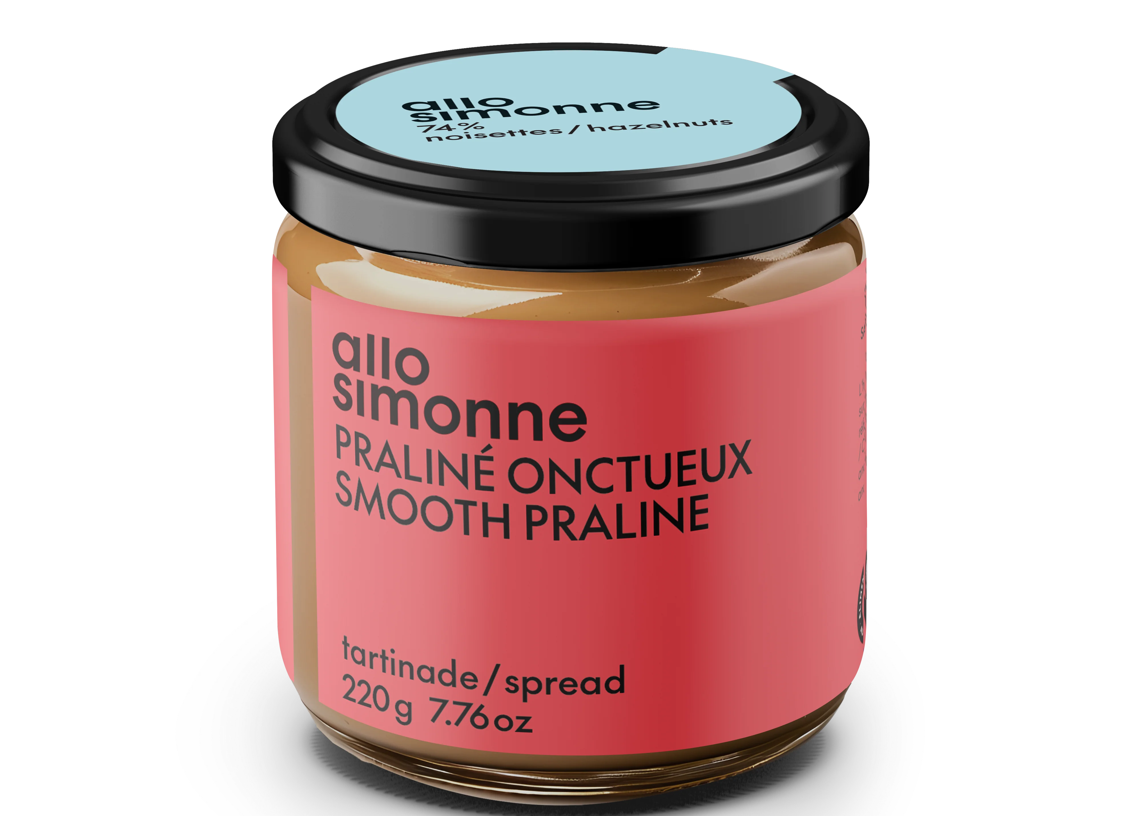 Tartinade Praliné Noisette Onctueux - 220 g - Allo Simonne - Tartinade - - La Guilde Culinaire