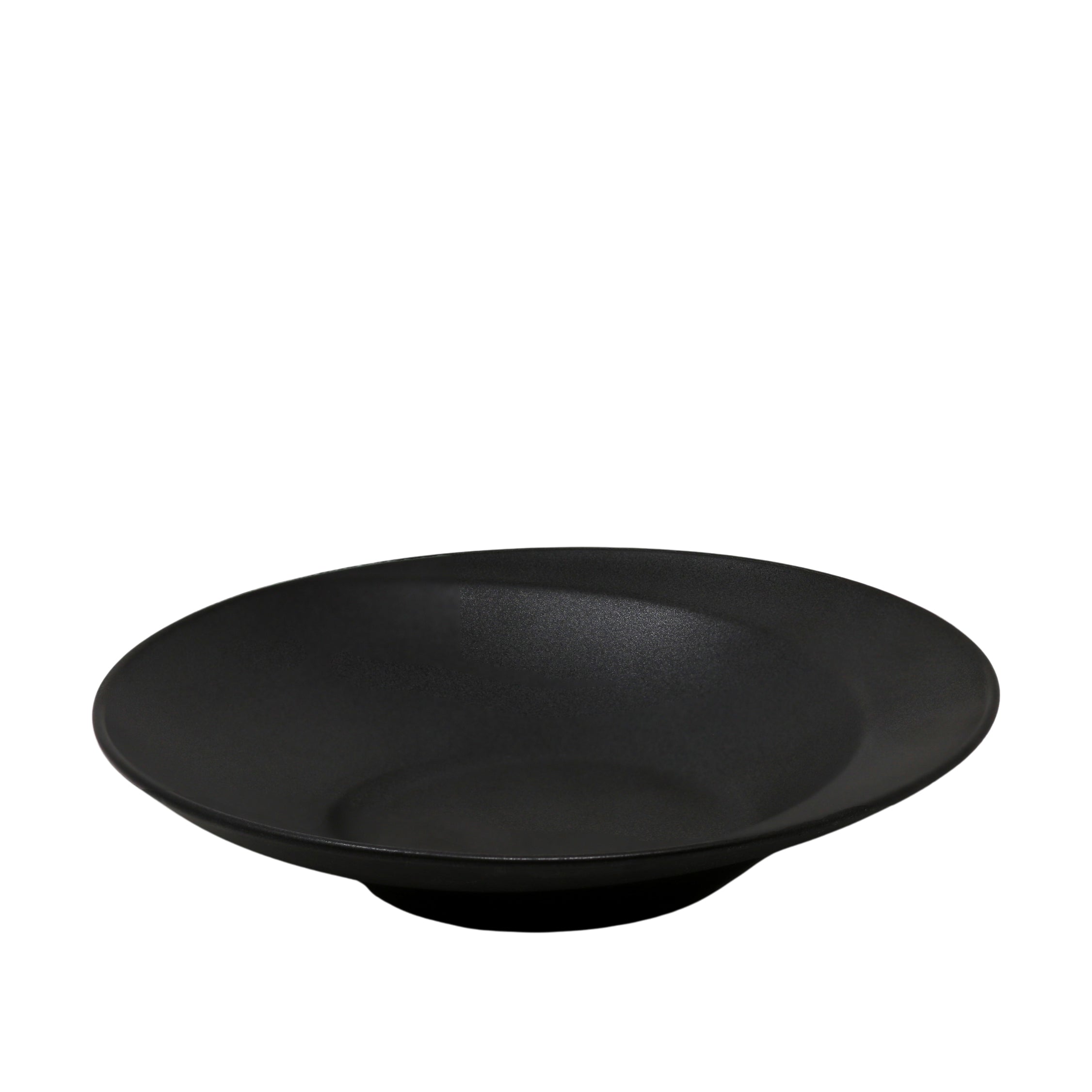 Assiette à pâtes spirale noire 10.4"    - Planet Tableware - Assiette - 