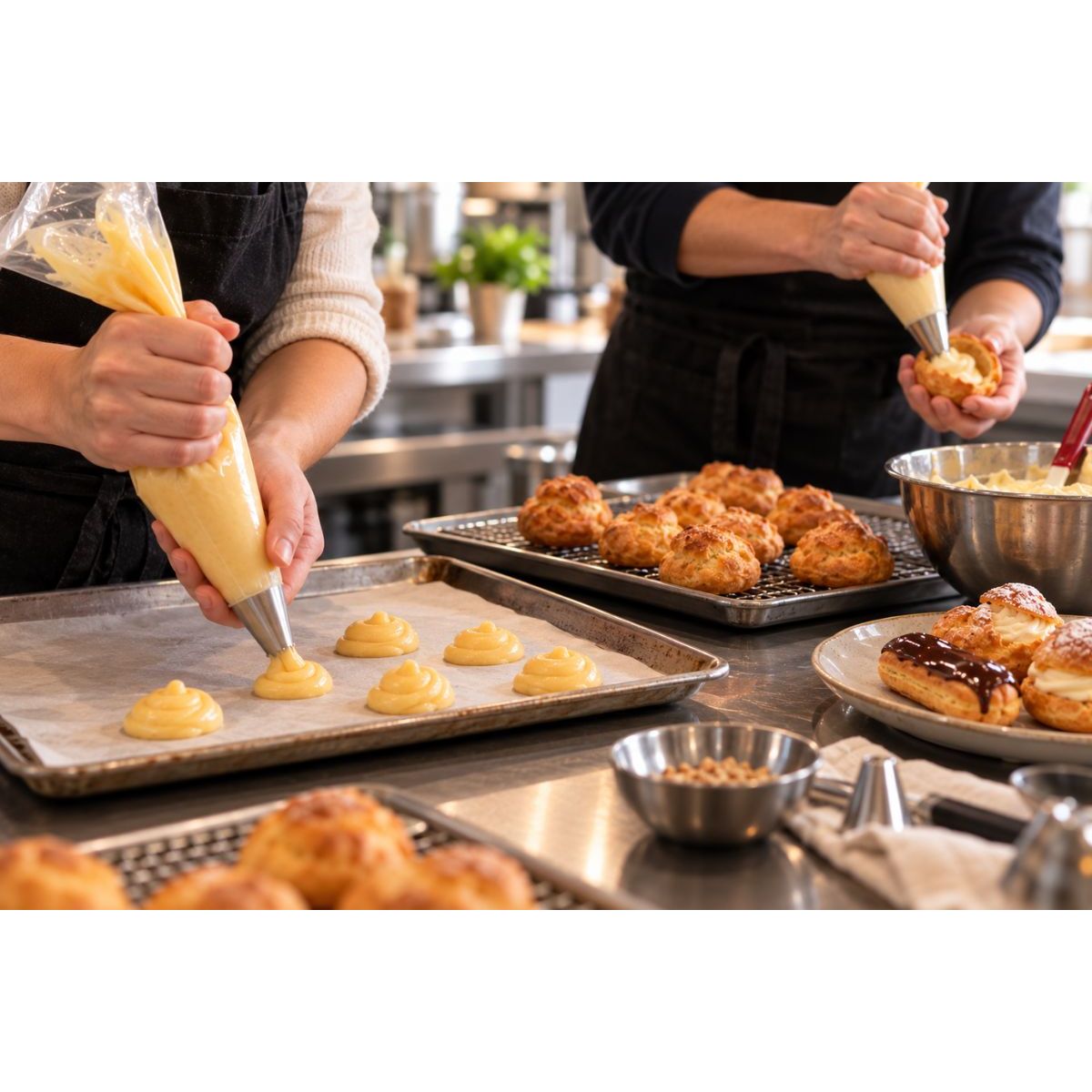 SPÉCIAL PÂTE À CHOUX - La Guilde Culinaire - Cours - Cours de cuisine - - La Guilde Culinaire