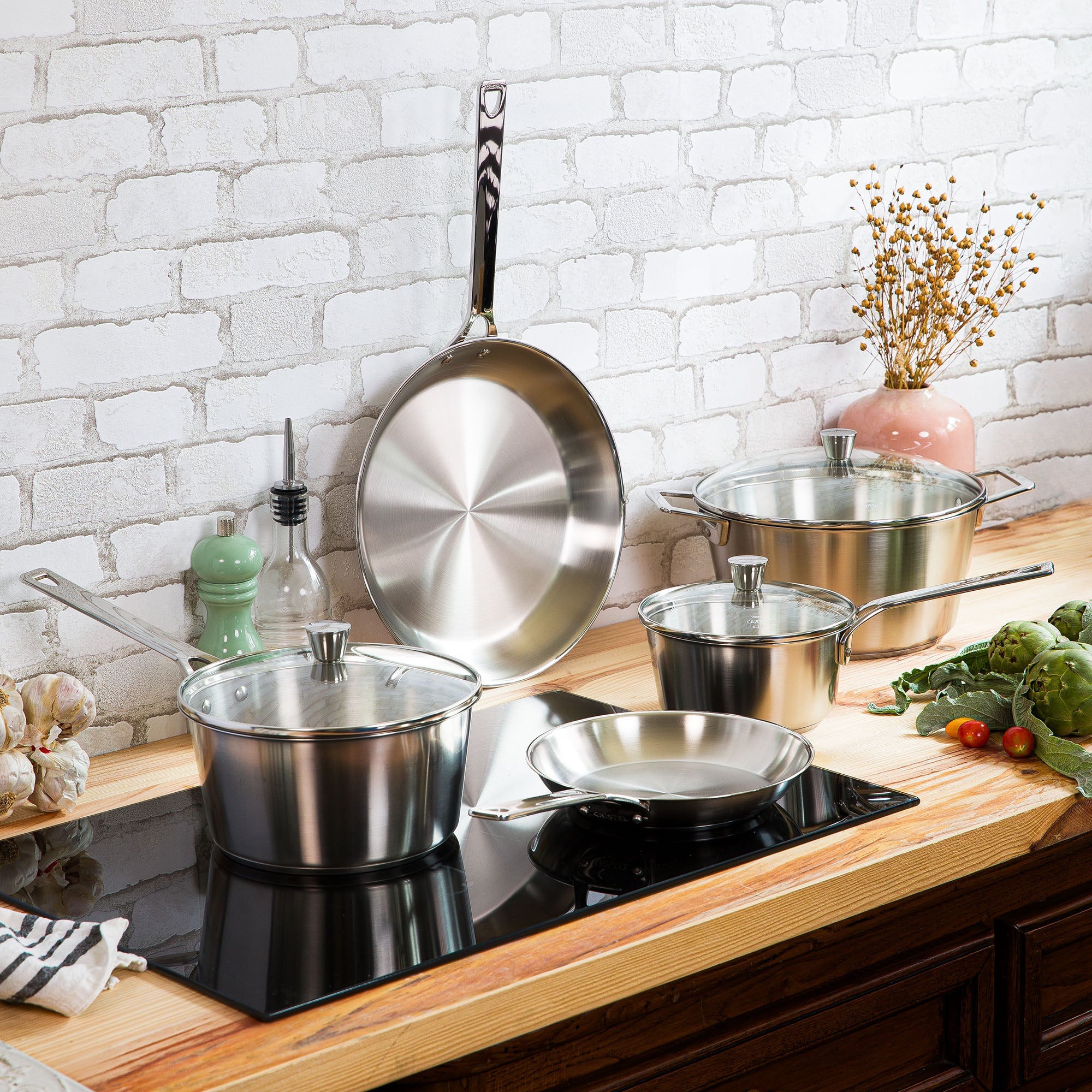 8-piece stainless steel set - 1826 collection