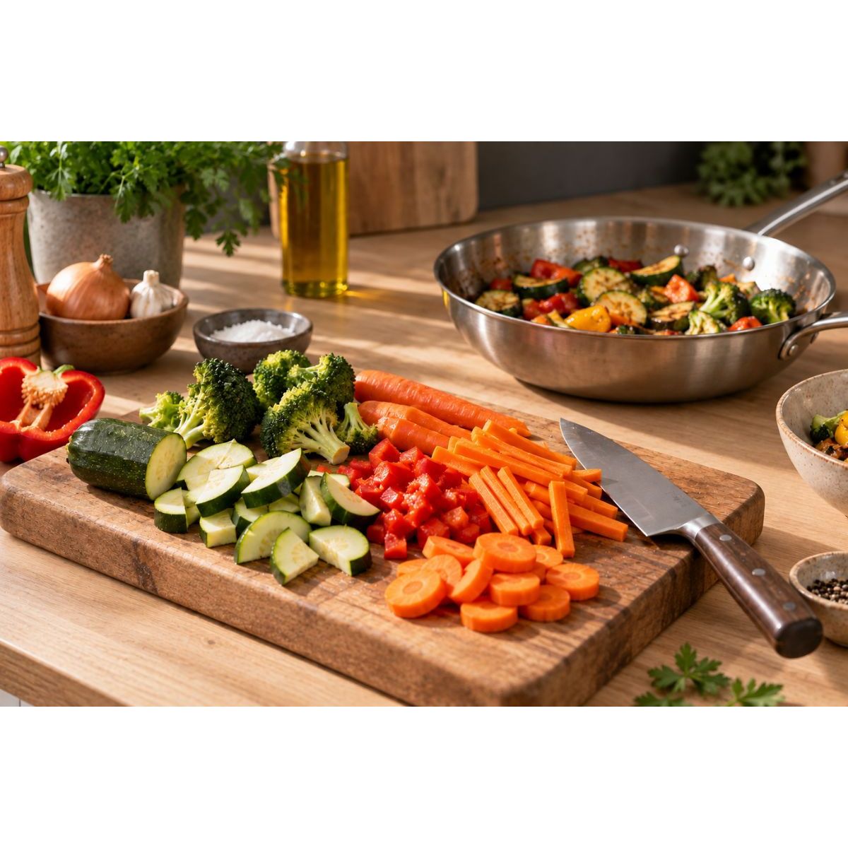 TECHNIQUES DE BASE : DÉCOUPES ET CUISSONS DES LÉGUMES - La Guilde Culinaire - Cours - Cours de cuisine - - La Guilde Culinaire