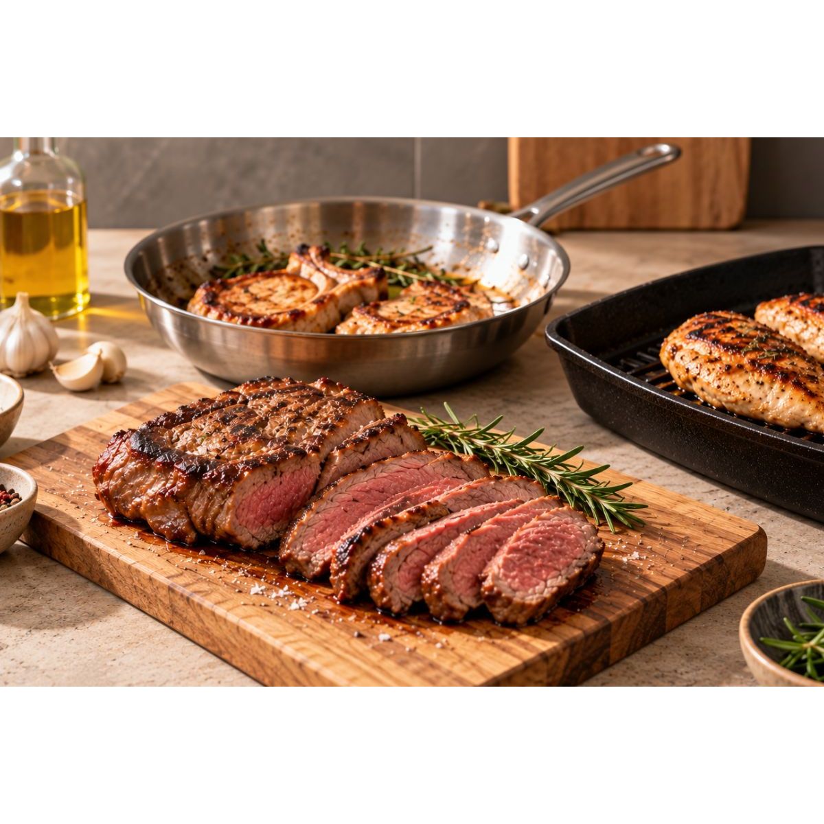 TECHNIQUES DE BASE : VIANDES ET CUISSONS