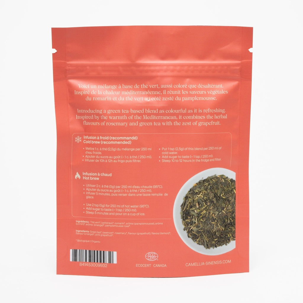 Thé glacé Souvenirs de Napoli biologique (65g) - Camellia Sinensis - Thé et infusion - - La Guilde Culinaire