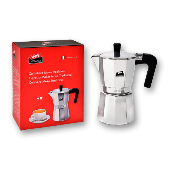 Cafetière expresso Moka Tradizioni - Vev Vigano - Cafetière italienne - - La Guilde Culinaire