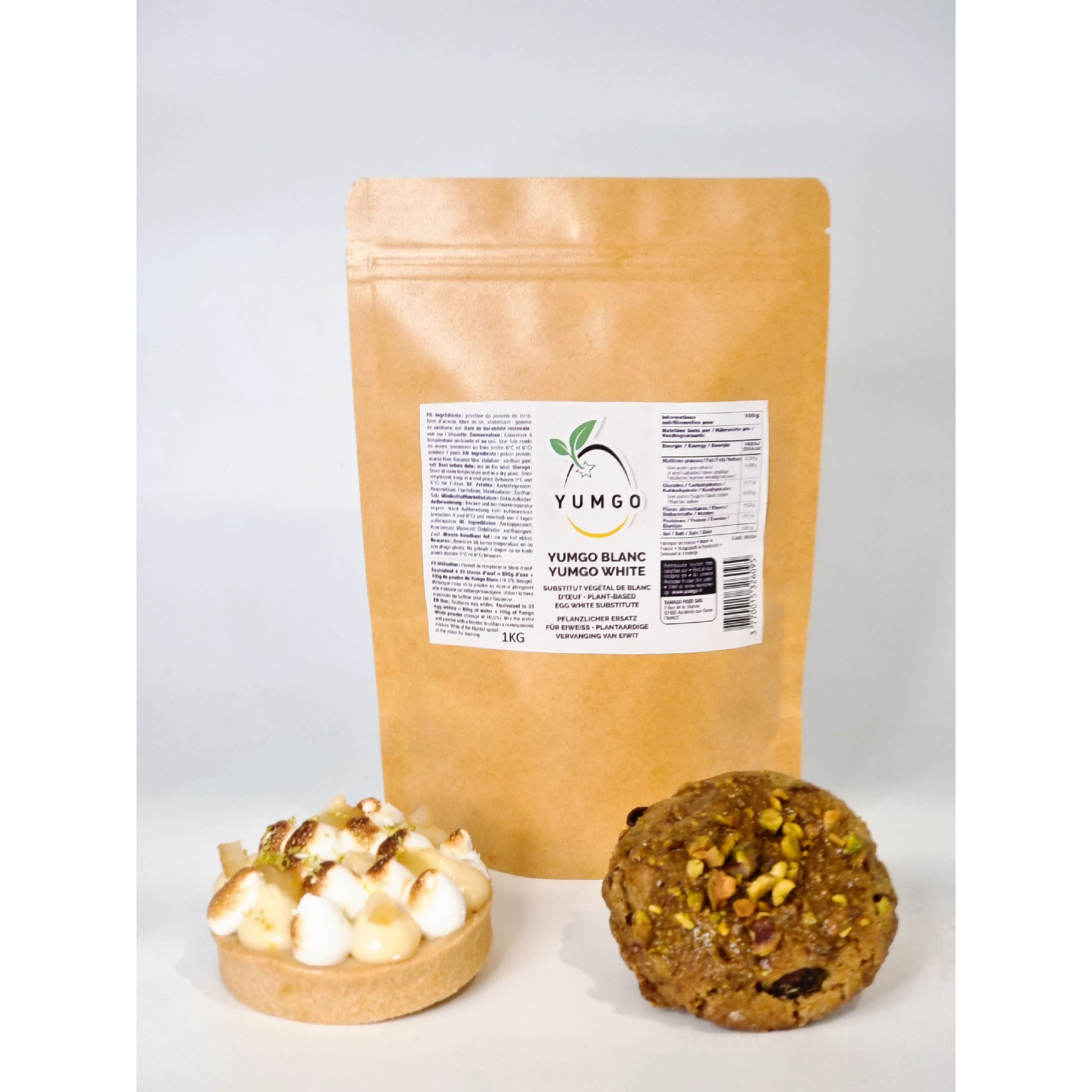 YUMGO Blanc Poudre – Substitut de blanc d’oeuf - Yumgo - Poudre d'oeuf - - La Guilde Culinaire