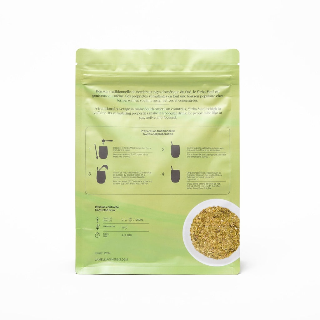 Yerba Maté biologique (sac de 250g) - Camellia Sinensis - Thé et infusion - - La Guilde Culinaire