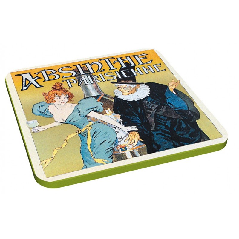 6 dessous de verres Thème Absinthes - Editions Clouet - Dessous de verre - - La Guilde Culinaire