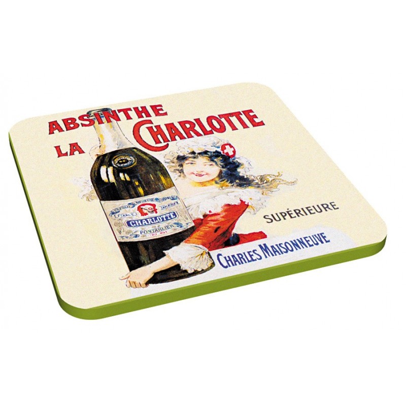 6 dessous de verres Thème Absinthes - Editions Clouet - Dessous de verre - - La Guilde Culinaire