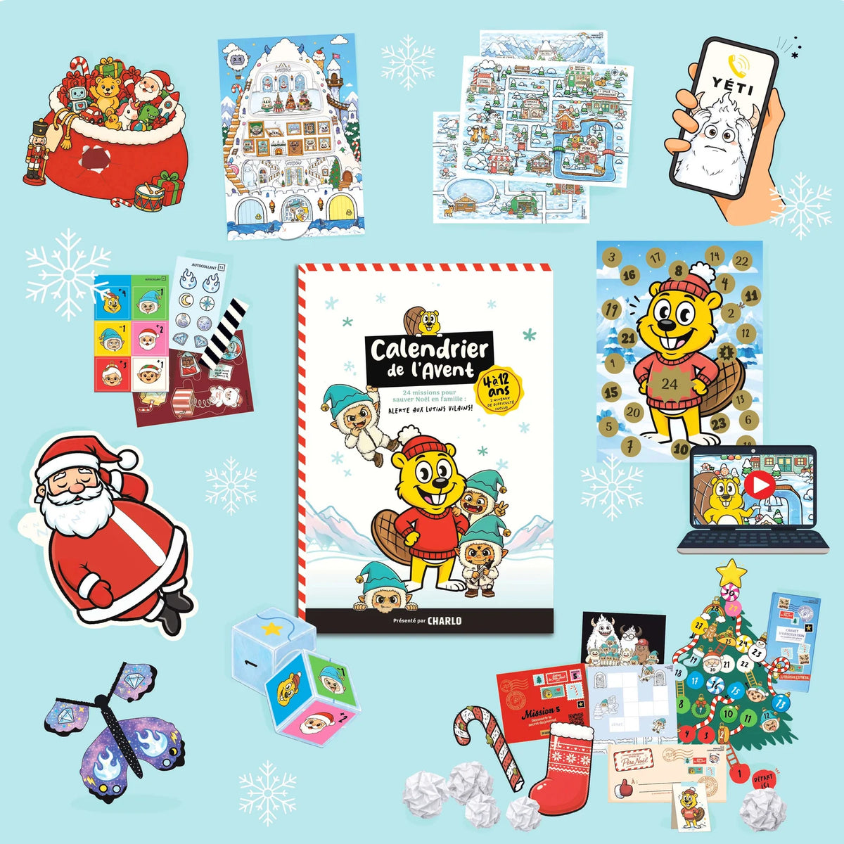 Alerte aux lutins vilains - Calendrier de l'Avent