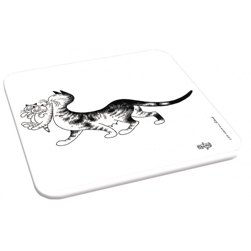 6 dessous de verres Assortiment de chats 2 - Chats Dubout - Editions Clouet - Dessous de verre - - La Guilde Culinaire