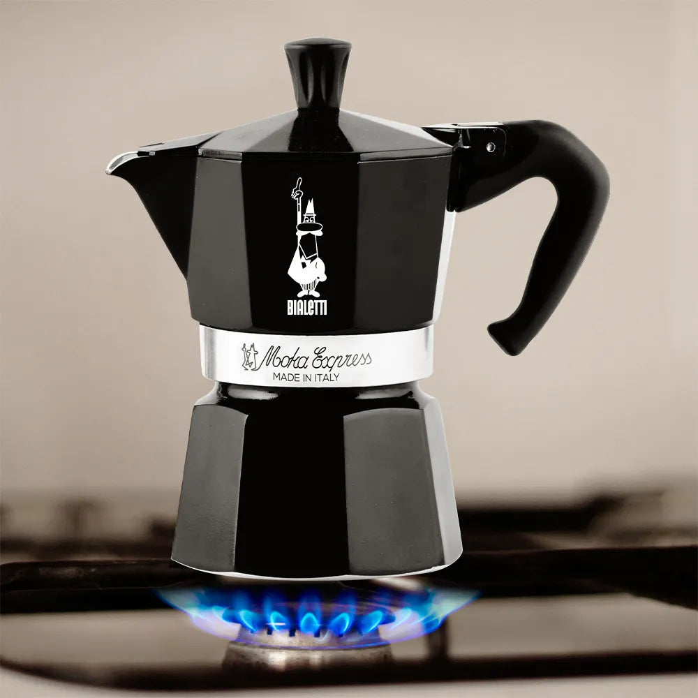 Bialetti Moka Express Noir - Bialetti - Cafetière italienne - - La Guilde Culinaire
