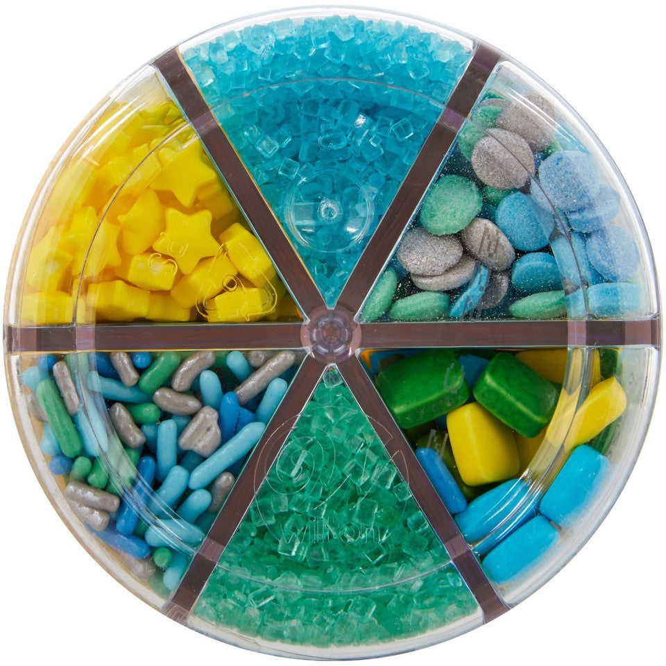 Décors sucrés - Thème couleur Bleu - Wilton - Décors sucrés - - La Guilde Culinaire