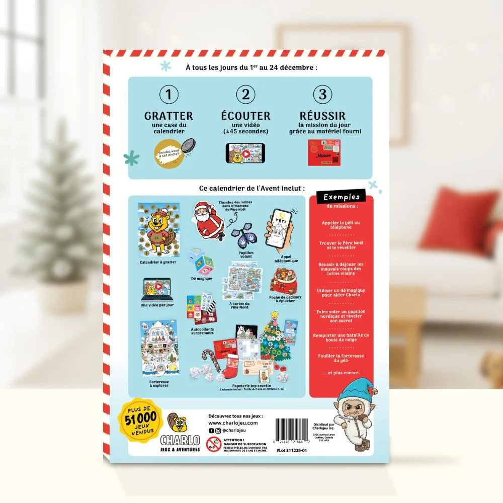 Alerte aux lutins vilains - Calendrier de l'Avent