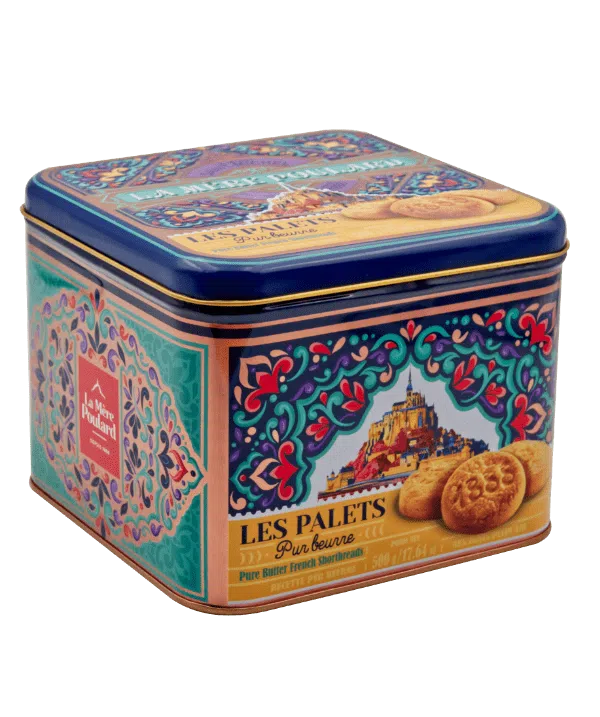 Coffret Mythique de palets 500g - La Mère Poulard - Biscuit - - La Guilde Culinaire