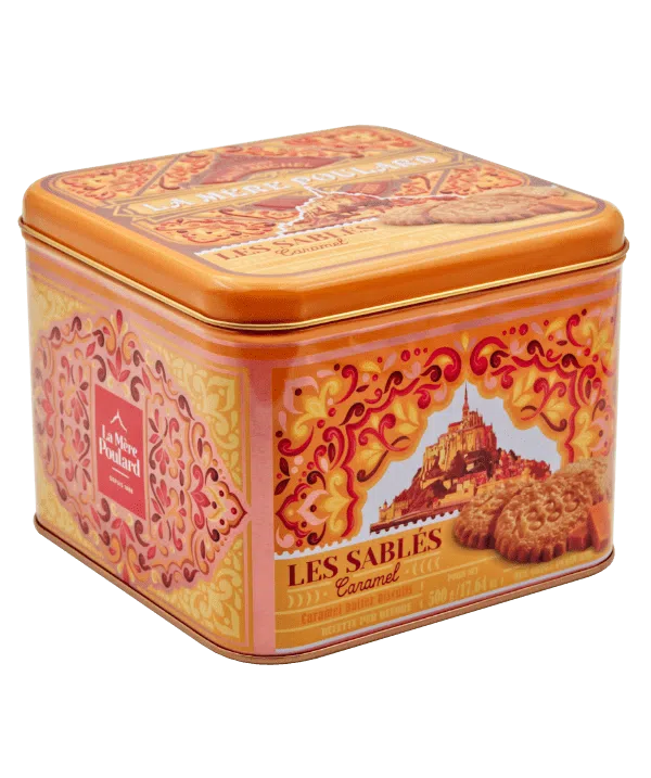 Coffret Mythique de sablés caramel 500g - La Mère Poulard - Biscuit - - La Guilde Culinaire