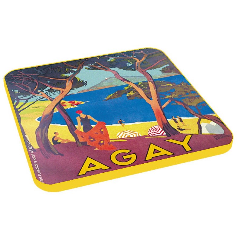 6 dessous de verres Thème Côte varoise - Editions Clouet - Dessous de verre - - La Guilde Culinaire