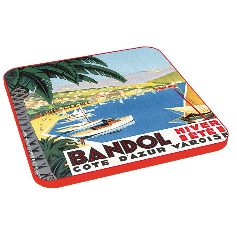 6 dessous de verres Thème Côte varoise - Editions Clouet - Dessous de verre - - La Guilde Culinaire