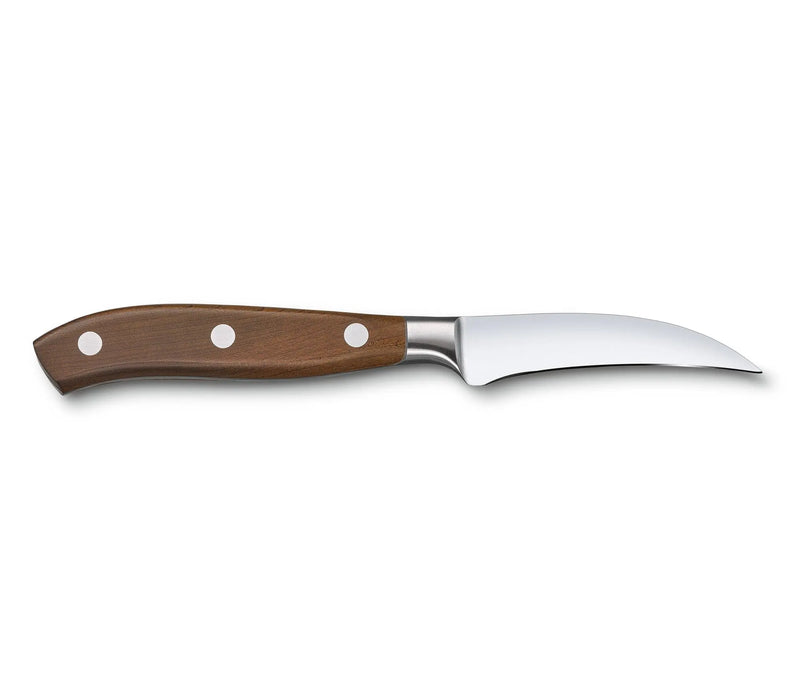 Grand Maître Wood Couteau bec d’oiseau 8cm-3.25''    - Victorinox - Couteau à légumes - 