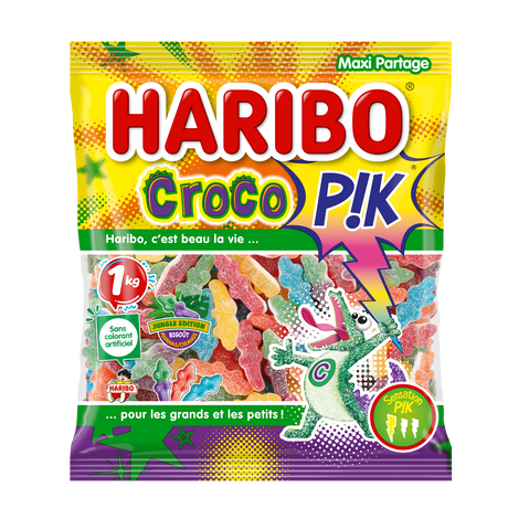 Haribo Croco Pik, sachet 120g