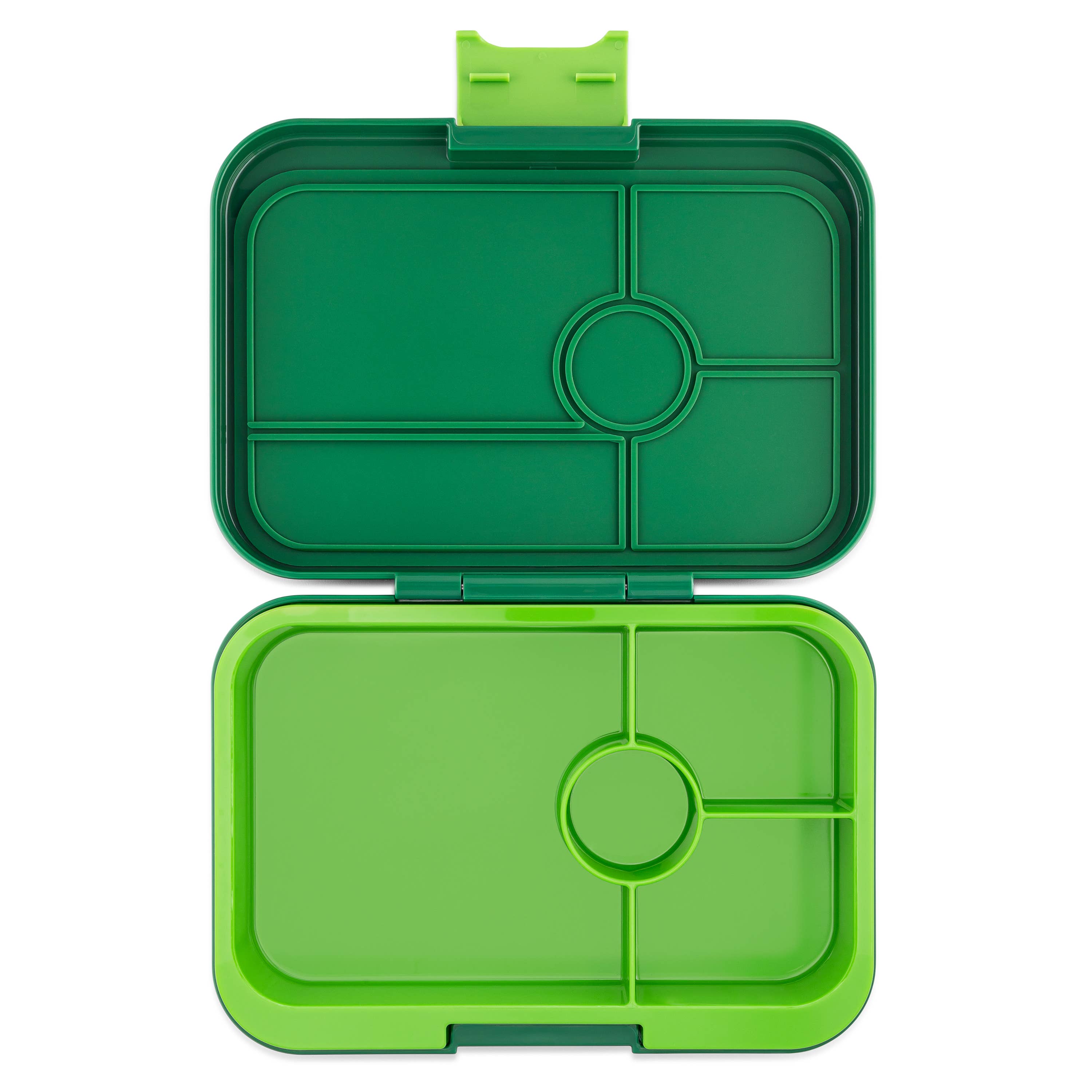 Yumbox Tapas - Boîte Bento étanche avec plateaux à 4 ou 5 compartiments Palm Green 4C with Lime Tray - Yumbox - Boîte à repas - PGIII202409G - La Guilde Culinaire