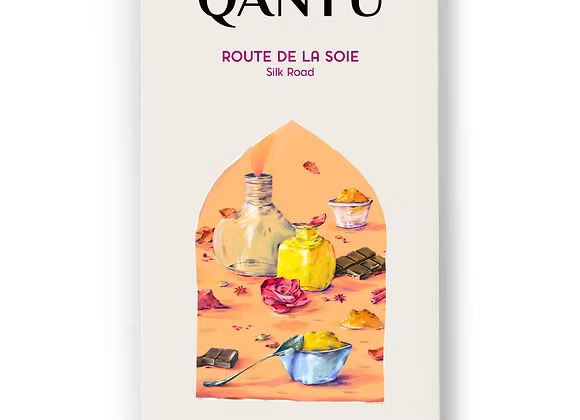 Chocolat Noir CHUNCHO 70% - Épices: La route de la soie - QANTU - QANTU - Tablette de chocolat - - La Guilde Culinaire
