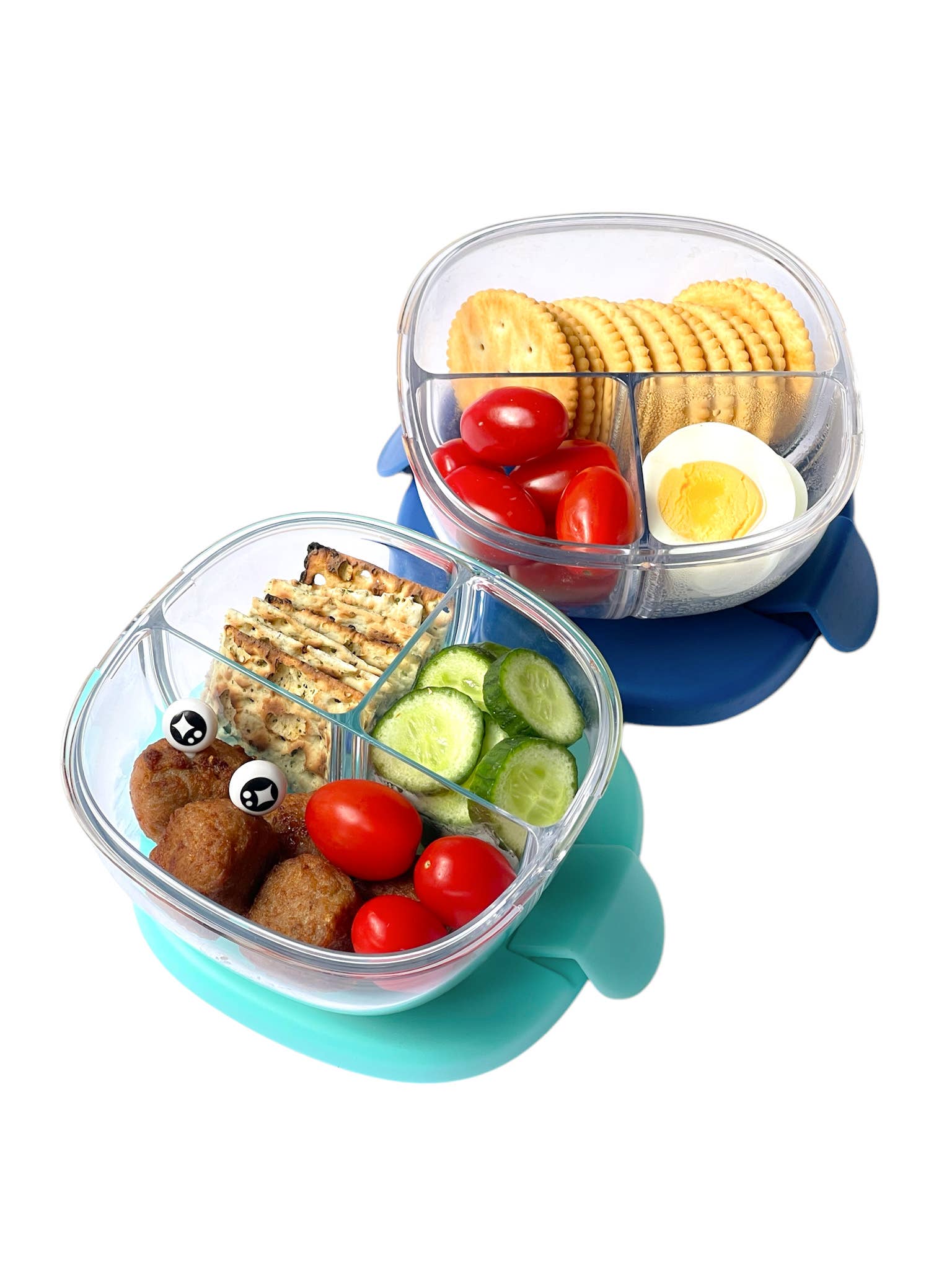 Bol à collation étanche avec 3 compartiments - Framboise rose - Yumbox - Boîte à repas - - La Guilde Culinaire