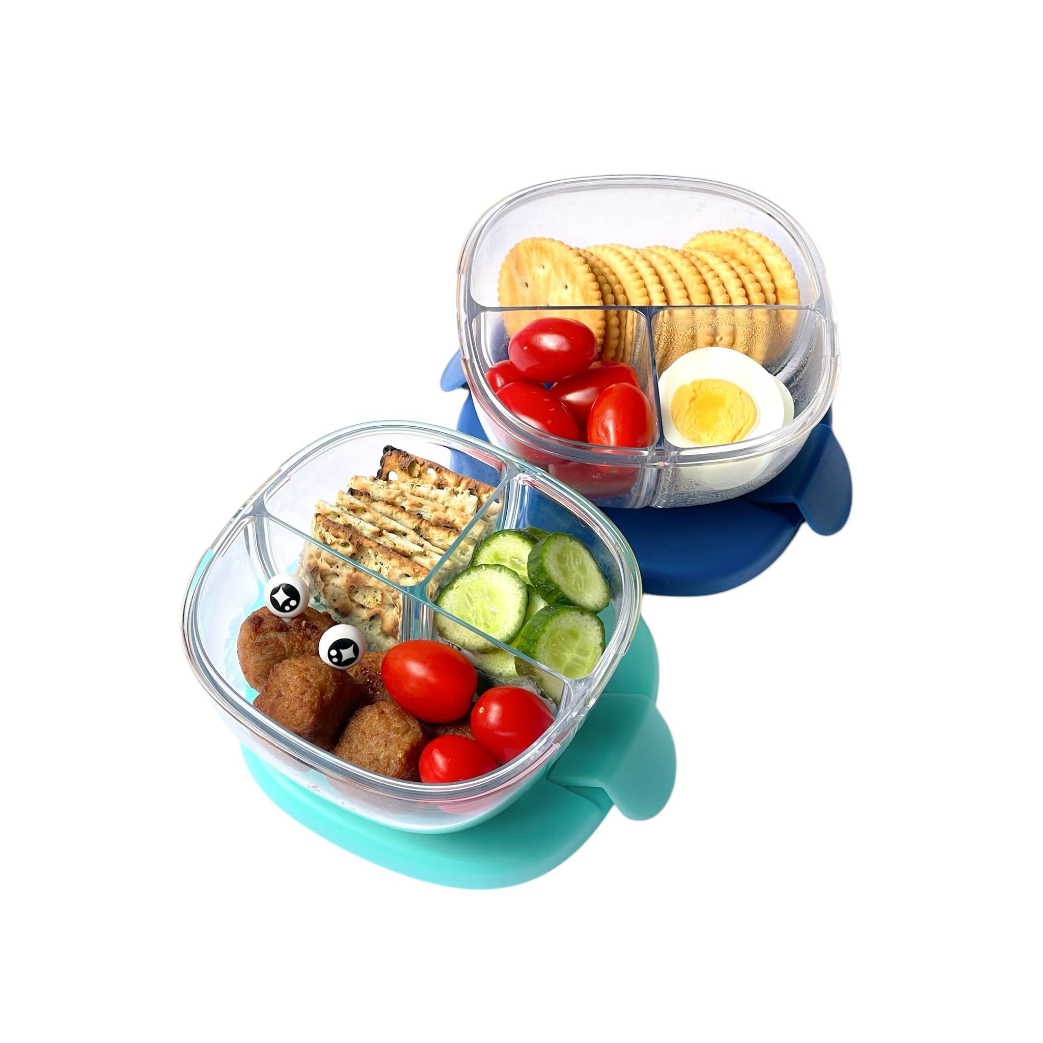 Bol à collation étanche avec 3 compartiments - Framboise rose - Yumbox - Boîte à repas - - La Guilde Culinaire