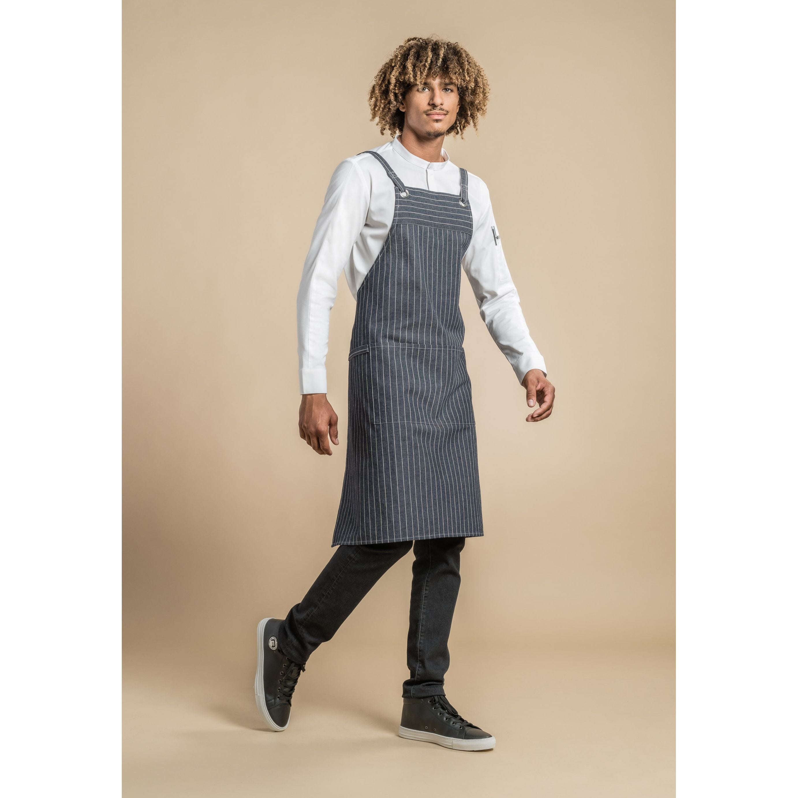 Tablier de cuisine GINGER Denim Denim T1 - Clement Design - Tablier cuisine - - La Guilde Culinaire