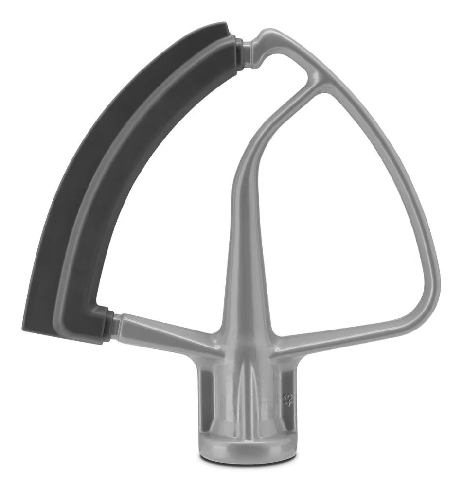 Fouet plat à bord souple pour KitchenAid Argent - Kitchenaid - Fouets batteur sur socle - KFE5TS - La Guilde Culinaire