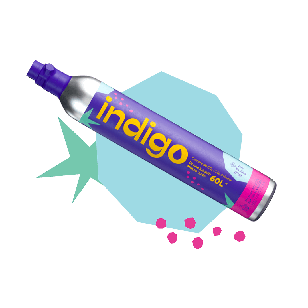 Cylindre de CO2 Indigo Soda    - Indigo Soda - Cartouche de CO2 - 