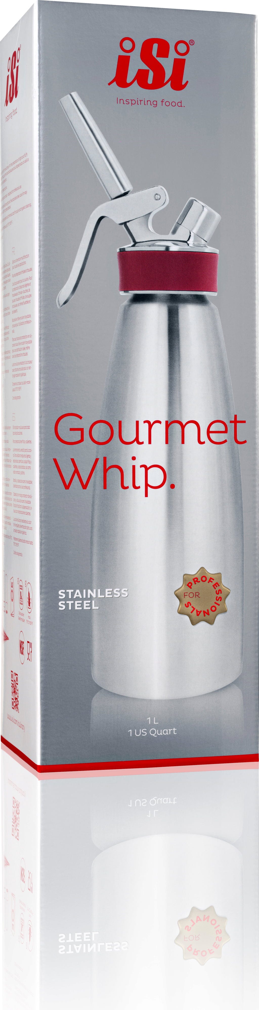 Siphon ISI Gourmet Whip 1L - ISI Siphon - Siphon - - La Guilde Culinaire