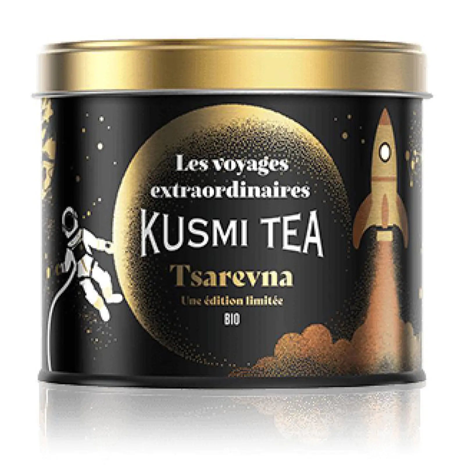 Tsarevna Bio -Thé noir, épices de Noël - Édition Limité Boîte en métal 120g - Kusmi Tea - Thé et infusion - KM5740 - La Guilde Culinaire