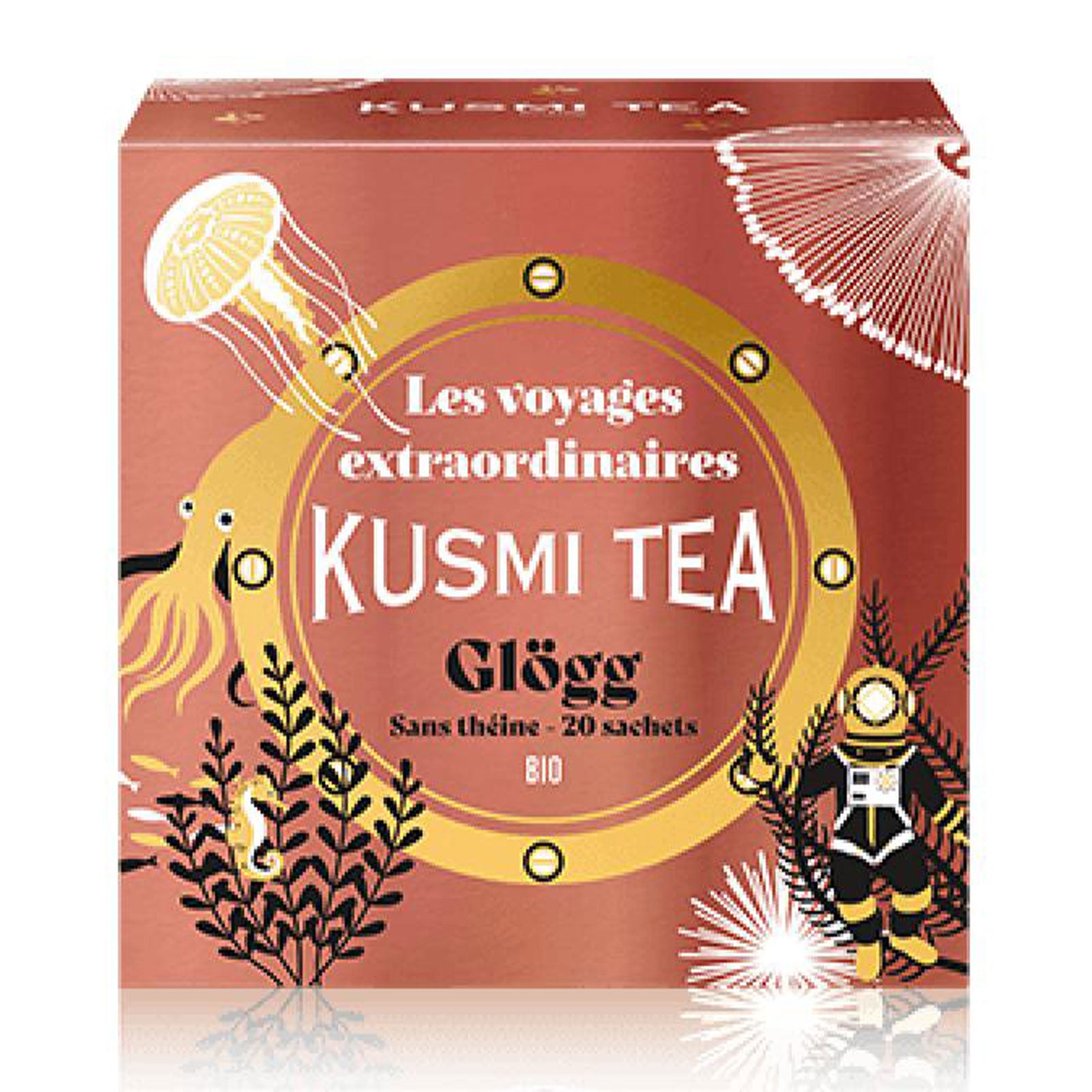 Infusion Glögg BIO Boite 20 sachet 60g - Kusmi Tea - Thé et infusion - KM5993 - La Guilde Culinaire