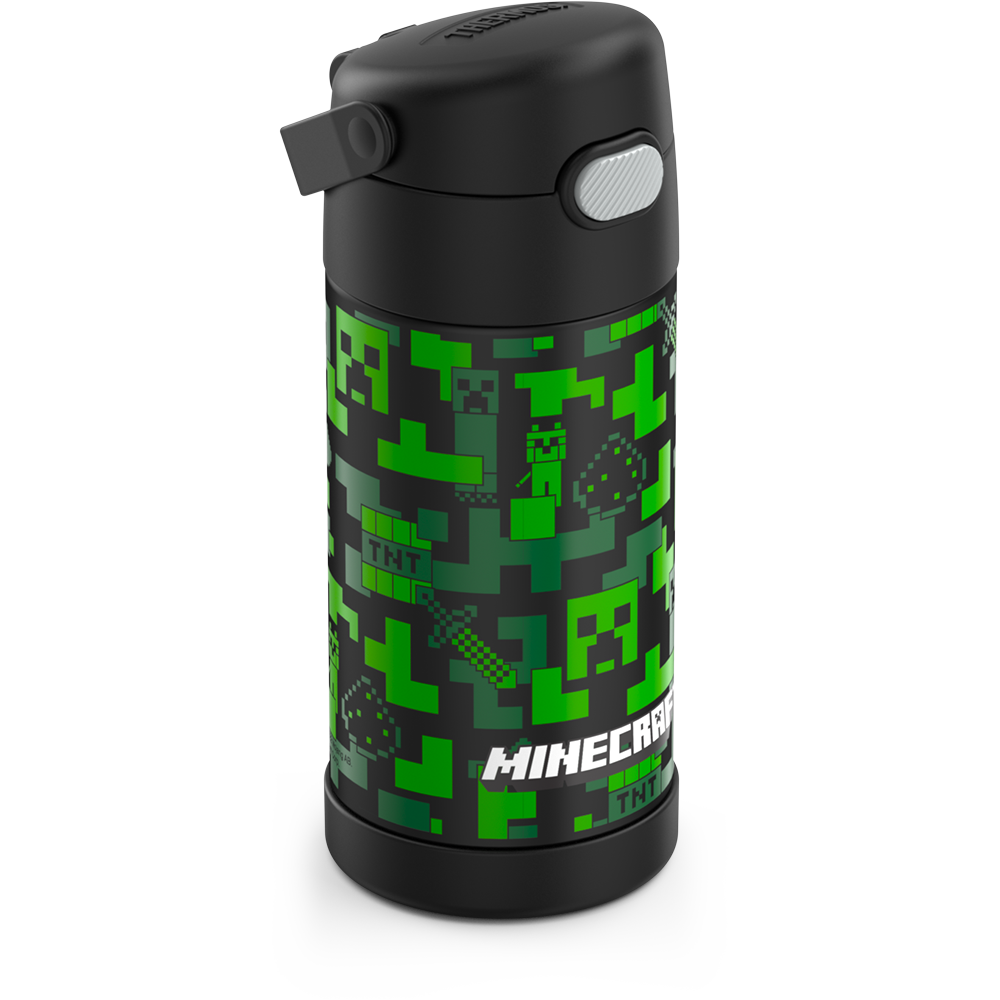 Bouteille d'eau Thermos FUNtainer, Minecraft, 355ml    - Thermos - Bouteille d'eau - 