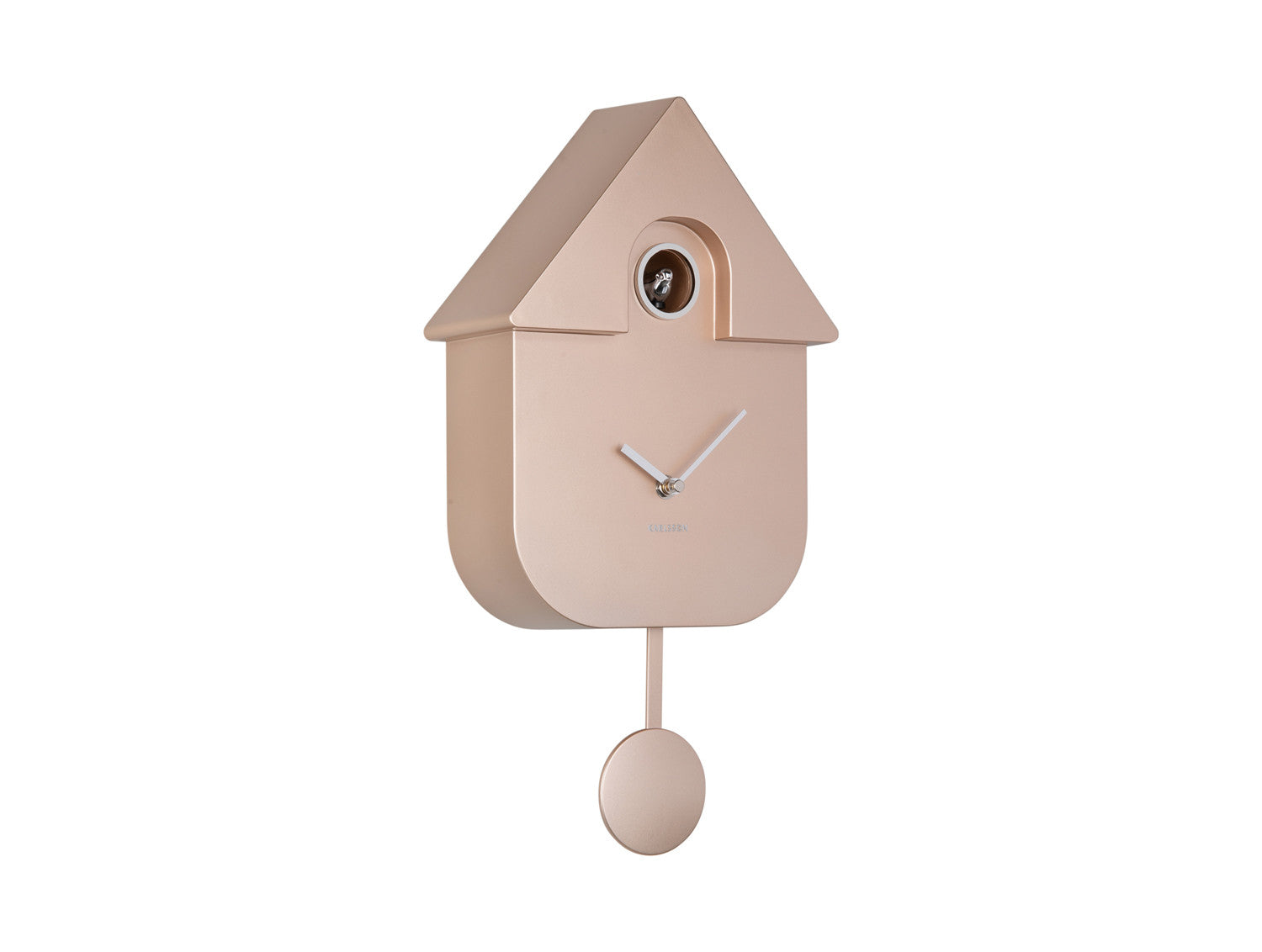 Horloge "The Modern Cuckoo" Or rose métalique - Horloge Karlsson - Horloge - M5-KMC-RG01 - La Guilde Culinaire