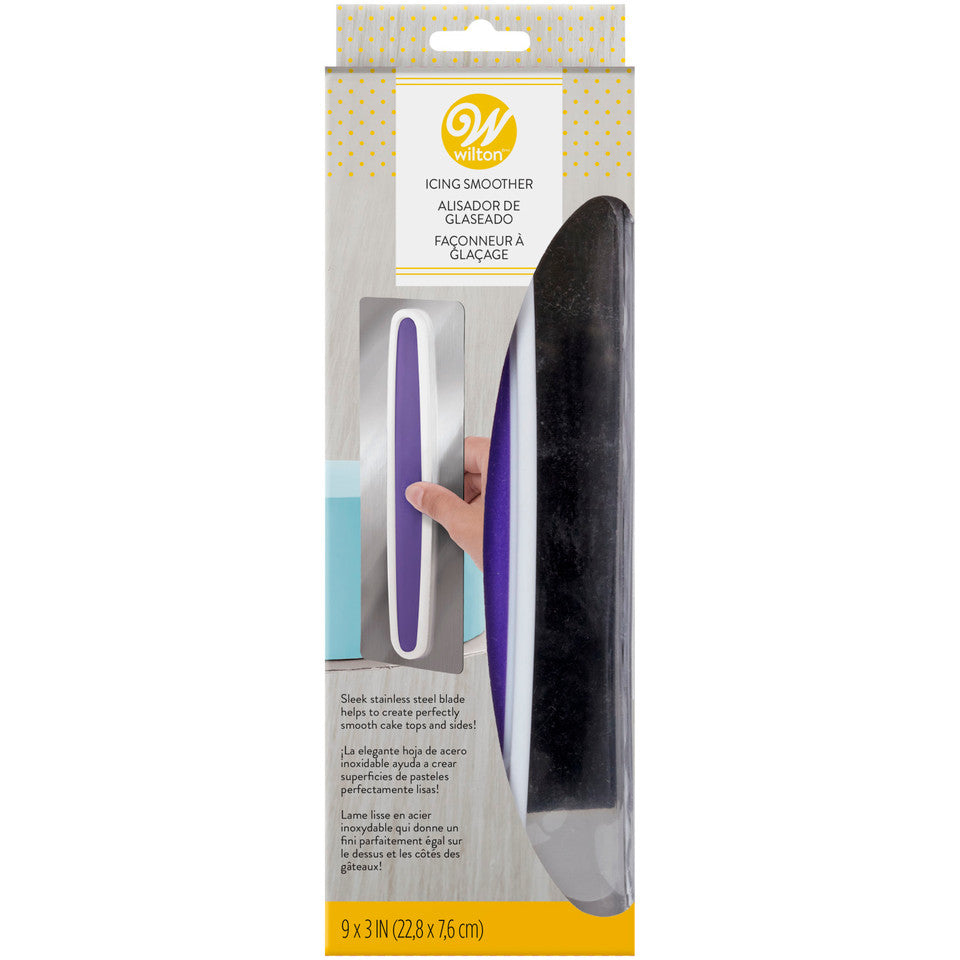 Lissoir à glaçage en acier inoxydable - Wilton - Lissoir à fondant - - La Guilde Culinaire