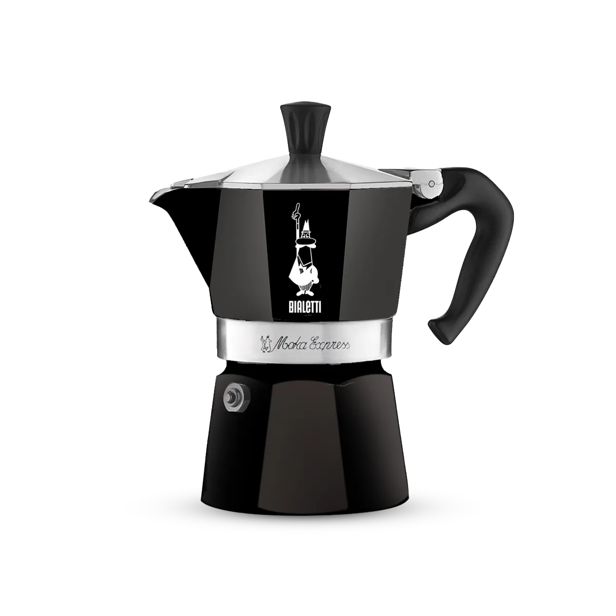 Bialetti Moka Express Noir 3 tasses - Bialetti - Cafetière italienne - 30BL/18401 - La Guilde Culinaire