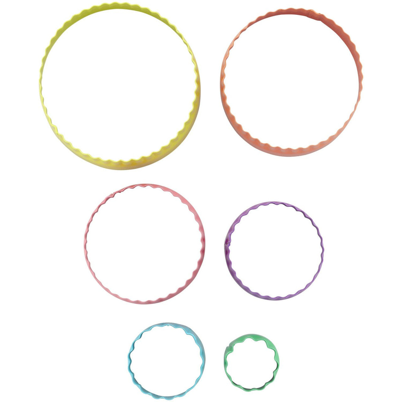 Ensemble de découpes rondes pour fondant, 6 pièces - Wilton - Emporte-pièce - - La Guilde Culinaire