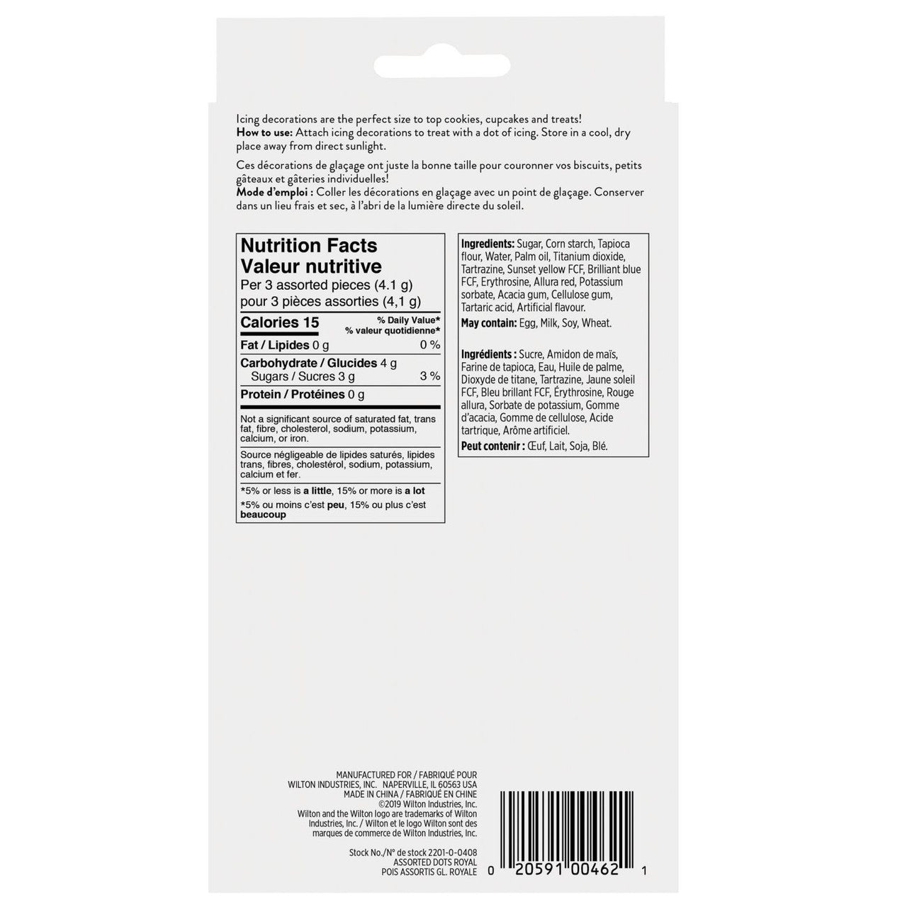 Décorations en glaçage royal à pois brillants, paquet de 24 - Wilton - Décors sucrés - - La Guilde Culinaire