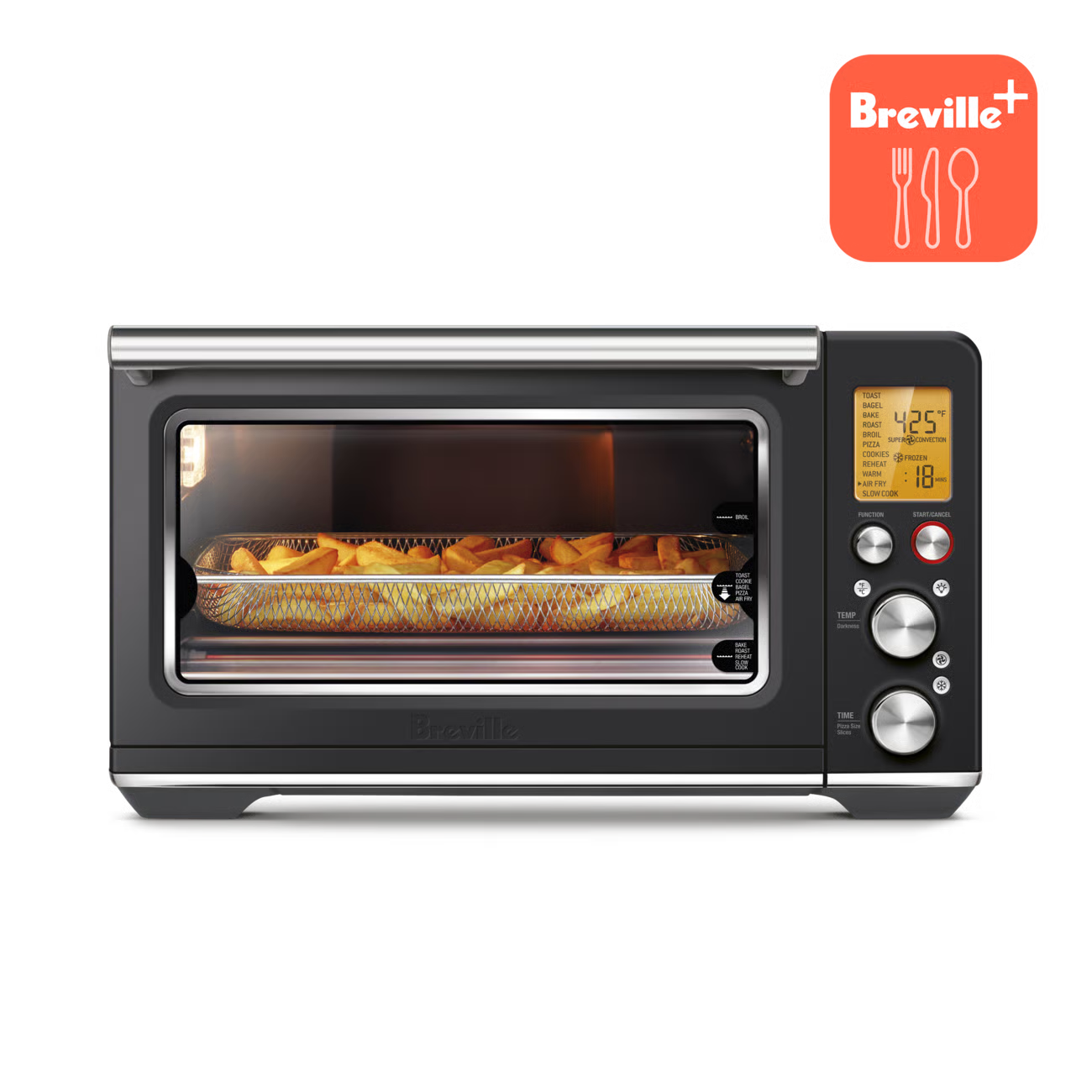 Four the Smart Oven Air Fryer Truffe noire - Breville - Air fryer - BOV860BTR1BCA1 - La Guilde Culinaire