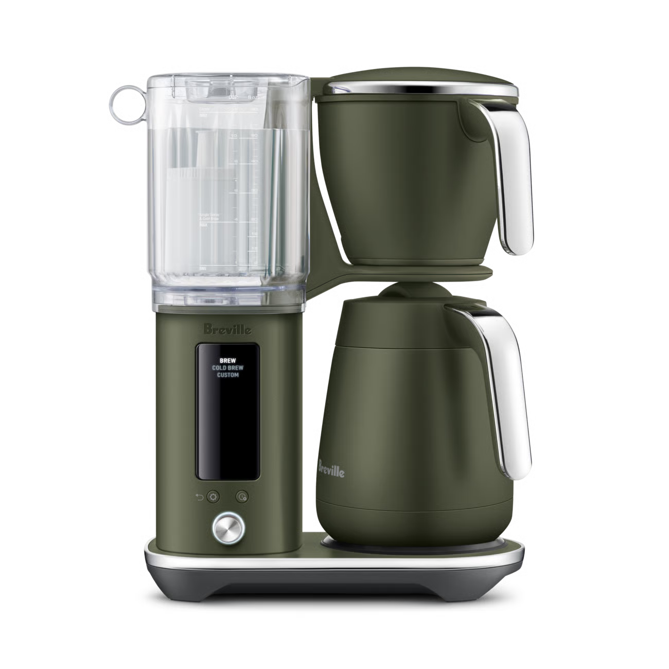 Machine à Café filtre The Luxe Brewer Thermal Tapenade d’olive - Breville - Cafetière à filtre - BDC465OLT1BNA1 - La Guilde Culinaire