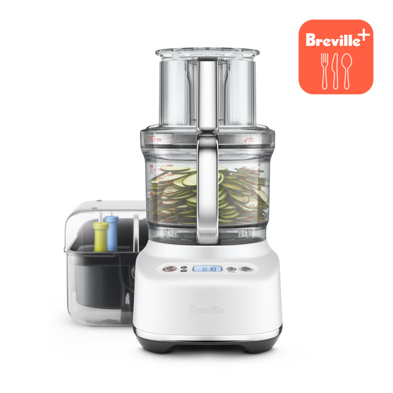 Robot Culinaire The Breville Sous Chef 16 Sel de mer - Breville - Robot cuiseur - BFP810SST1BNA1 - La Guilde Culinaire