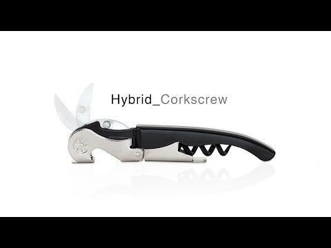 Tire-bouchon 2 leviers noir - Hybrid - Pulltex - Tire-bouchon - - La Guilde Culinaire