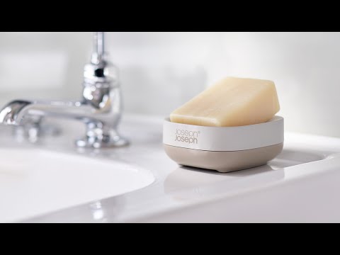 Porte-savon compact Slim Steel - Joseph Joseph - Porte-savon - - La Guilde Culinaire
