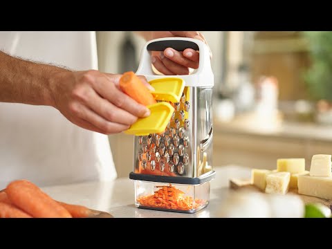 Multi-Grip Râpe avec boîtier - Joseph Joseph - Râpe et zesteur - - La Guilde Culinaire