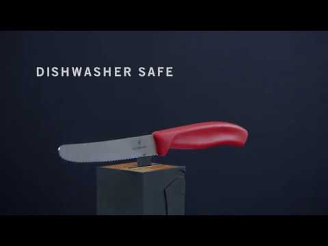 Couteau à tomates et de table Swiss Classic 11 cm - 4.5 po - Victorinox - Couteau d'office - - La Guilde Culinaire